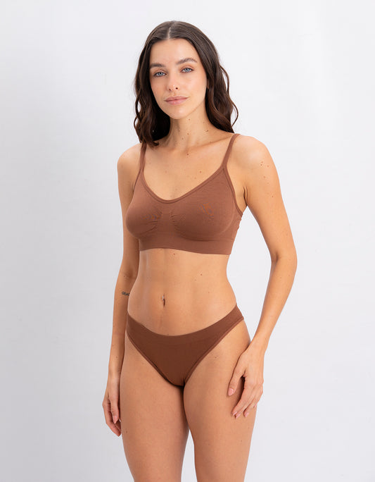 Pack vedetina seamless x 7 - Negro Negro Nude Rojo Choco Rosa Off White