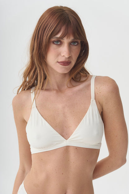 Corpiño Triángulo Jade - Off White