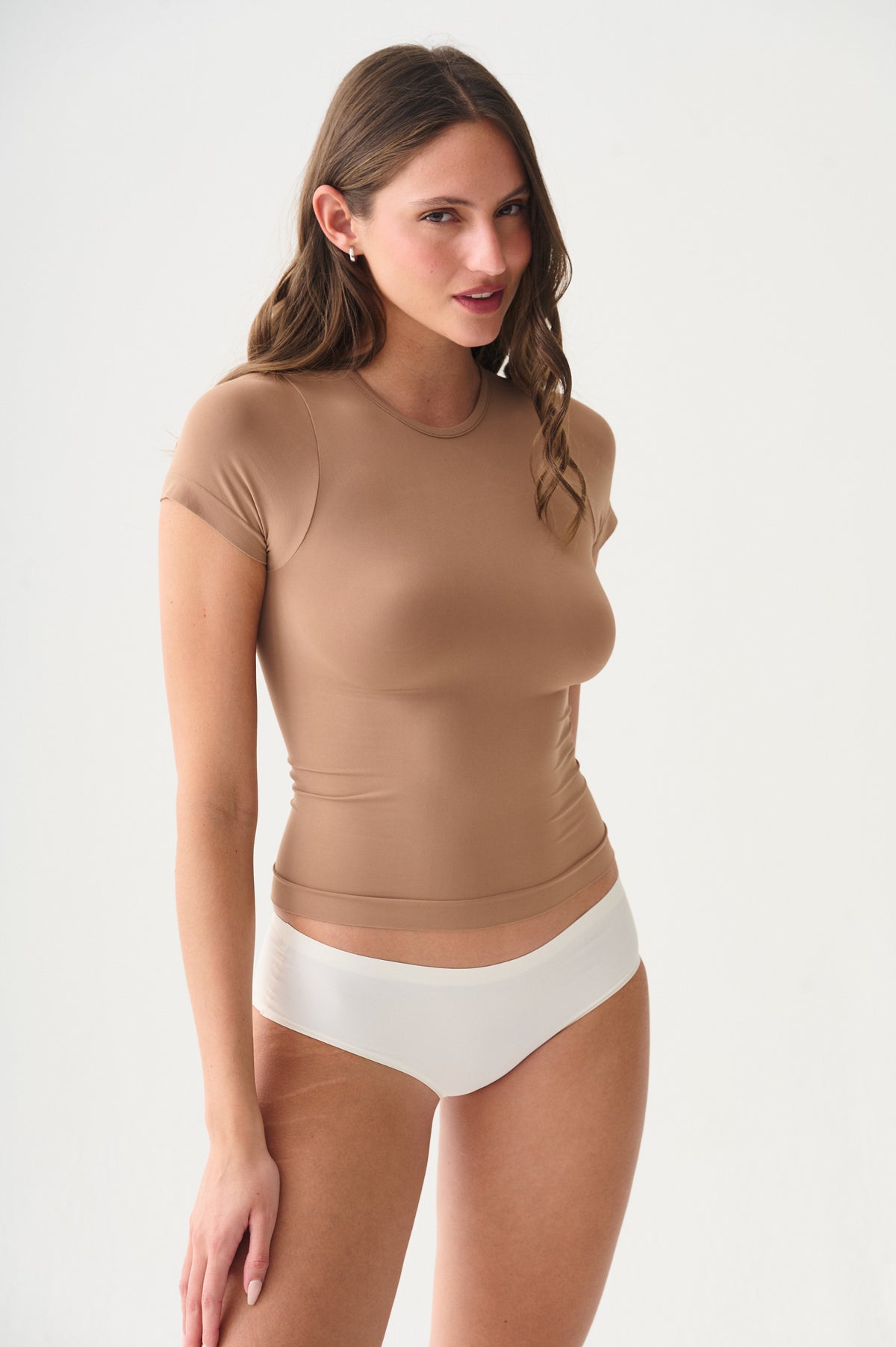 Pack x 3 Culotte Sin Costuras - Nude, Blanco y Negro - Negro Off White Nude