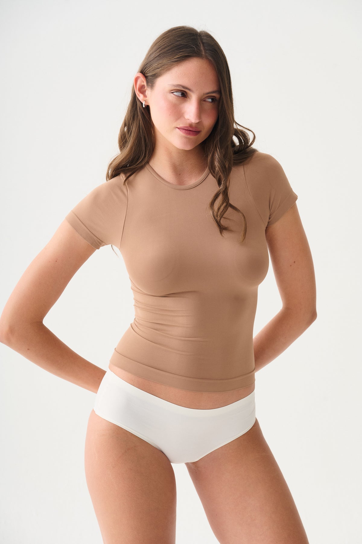 Pack x 3 Culotte Sin Costuras - Nude, Blanco y Negro - Negro Off White Nude