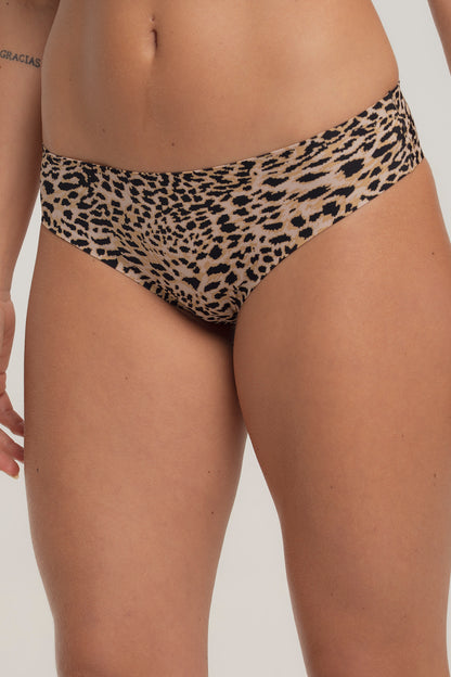 Pack vedetina X 3 segunda piel - Negro Choco Leopardo
